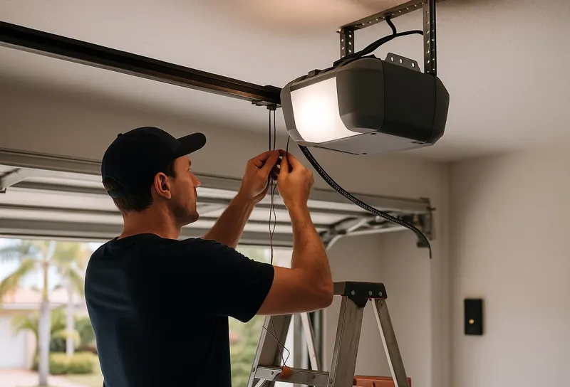 Off Track Door Repair in Maitland